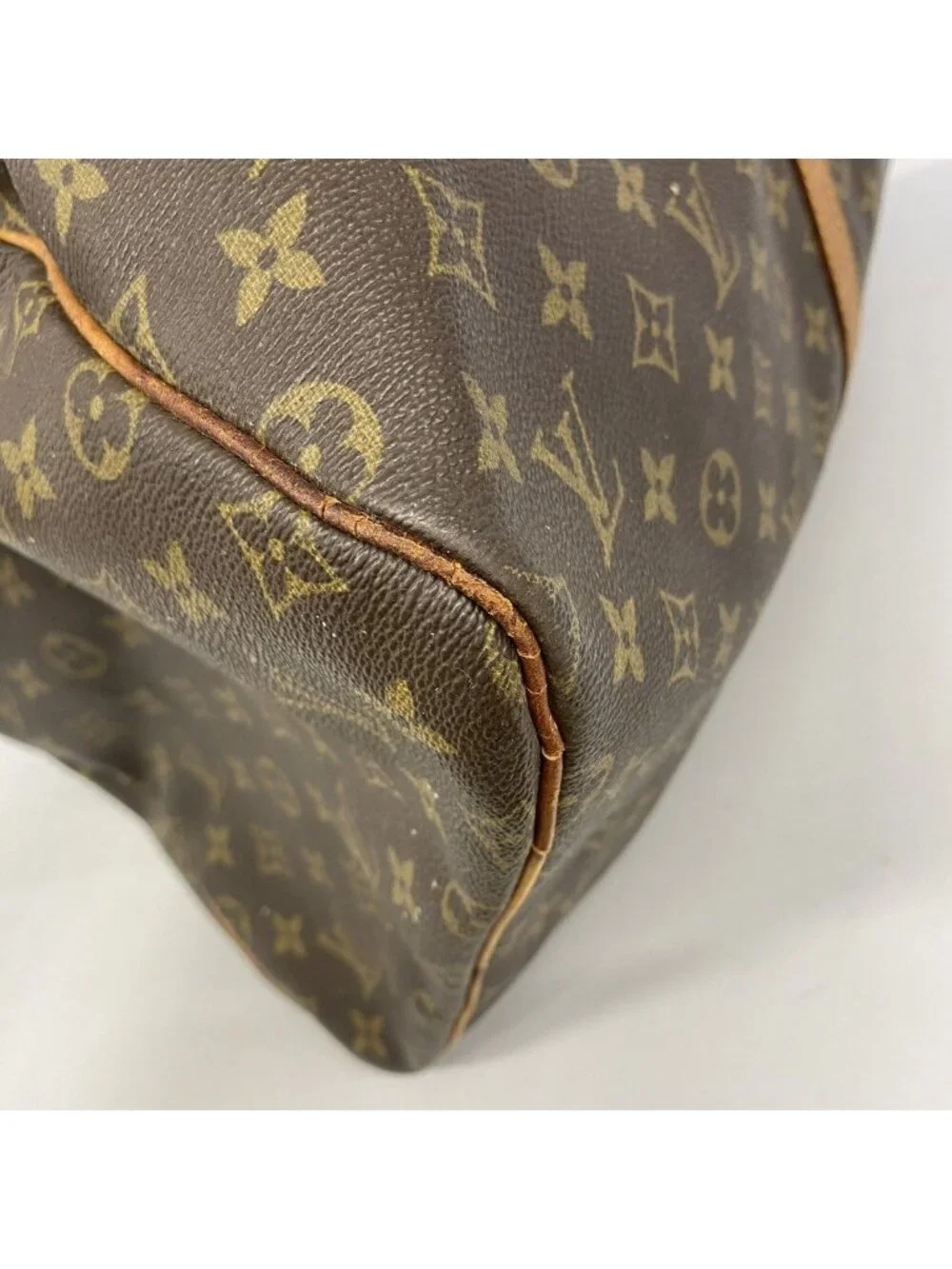 Louis Vuitton Boston Bag Monogram Keepall 55 Brown